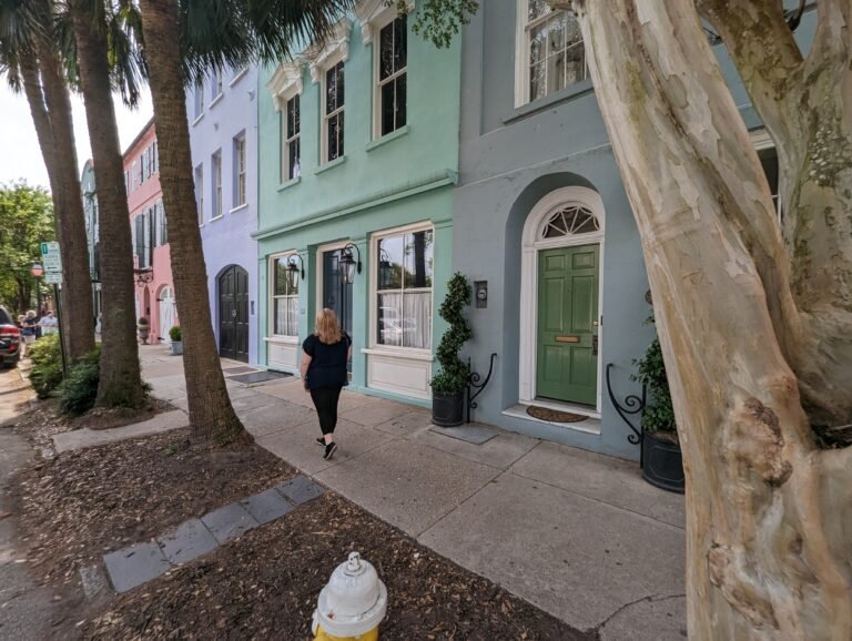 Rainbow Row, Charleston South Carolina, USA